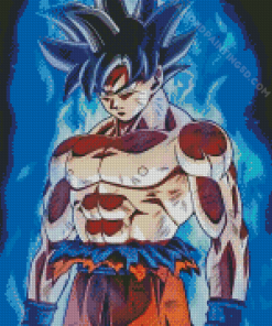 Ultra In Stinct Goku Dragin Diamond Painting