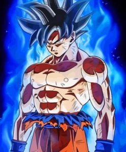 Ultra In Stinct Goku Dragin Diamond Painting
