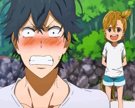 Barakamon Seishu And Naru Diamond Painting 