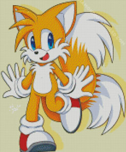 Tails Sonic Diamond Painting