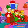 The Simpsons Christmas Diamond Painting