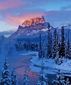 Castle Mountain Banff Diamond Painting