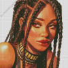 Lady Dreadlocks Diamond Painting