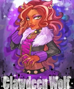 Monster High Clawdeen Wolf Diamond Painting