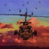 Abstract Huey Helicopter Art Diamond Painting
