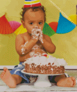 Baby Birthday Diamond Painting