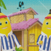 Bananas In Pajamas Diamond Painting