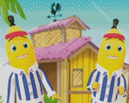 Bananas In Pajamas Diamond Painting