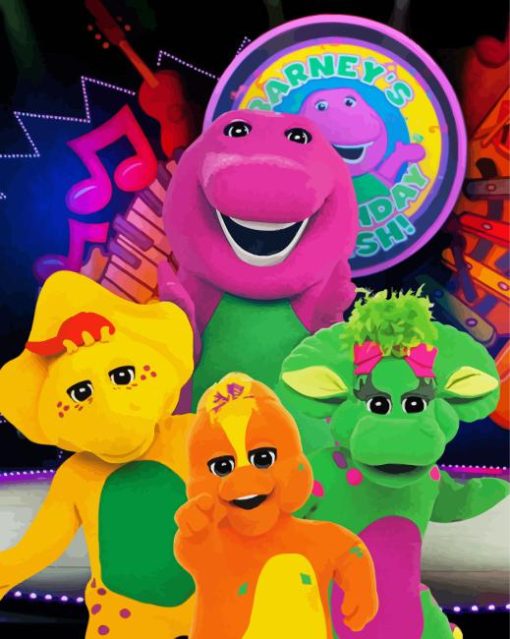 Barney And Friends Diamond Painting