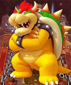 Bowser Mario Game Character Diamond Painting