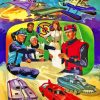 Captain Scarlet Characters Art Diamond Painting