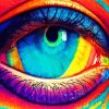 Colorful Abstract Eye Diamond Painting