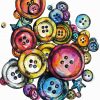 Colorful Buttons Art Diamond Painting