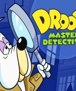 Droopy Master Detective Poster Diamond Painting