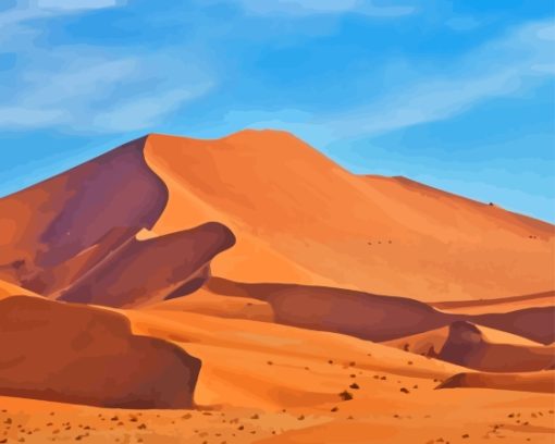 Dune Desert Scene Diamond Painting