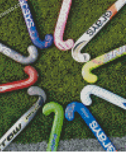 Field Hockey Sticks Diamond Painting