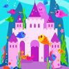 Fishes And Castle Underwater Diamond Painting