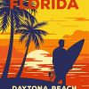 Florida Daytona Beach Poster Diamond Painting