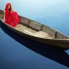 Girl In A Boat Lake Water Diamond Painting