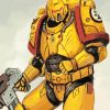 Imperial Fist Warhammer Diamond Painting