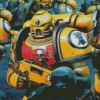 Imperial Fists Diamond Painting