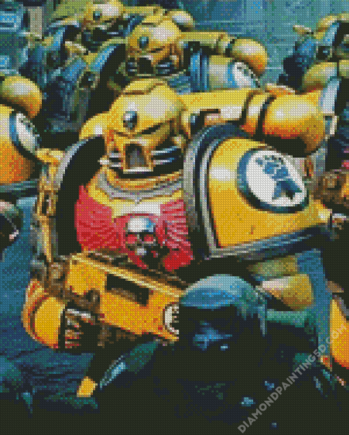 Imperial Fists Diamond Painting