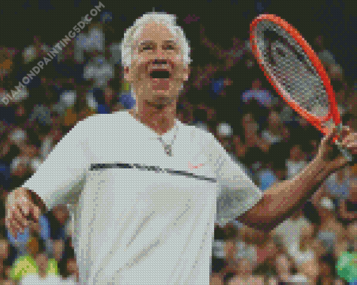 John Mcenroe Diamond Painting