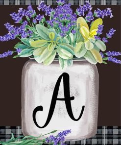 Letter A Diamond Painting