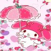 My Melody With Umbrella Diamond Painting