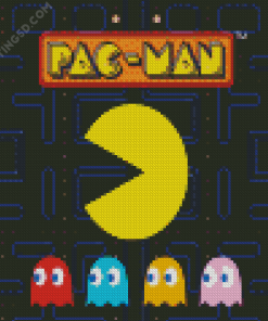 Pacman Video Game Diamond Painting