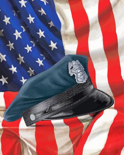 Police Hat Diamond Painting