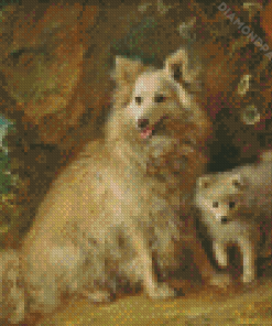 Bitch And Puppy Gainsborough Diamond Painting