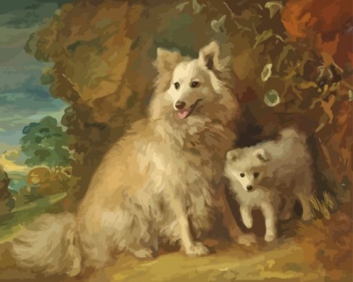 Bitch And Puppy Gainsborough Diamond Painting