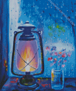 Rain Window Diamond Painting