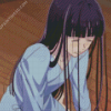 Rin Sohma Anime Girl Crying Diamond Painting