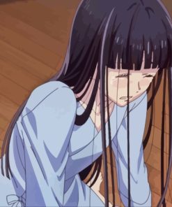 Rin Sohma Anime Girl Crying Diamond Painting