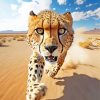 Running Cheetah Diamond Painting