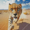 Running Cheetah Diamond Painting