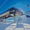 Ski Lift Diamond Painting