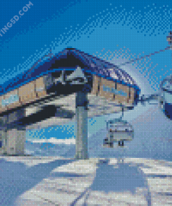 Ski Lift Diamond Painting