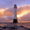 Sunset Over Arbroath Lighthouse Diamond Painting