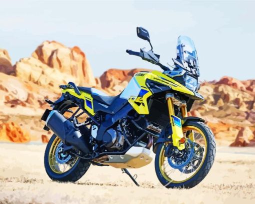 Suzuki DL 650 V Strom Diamond Painting