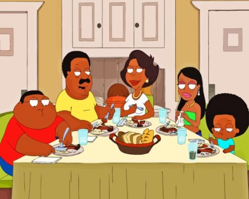 The Cleveland Show Family Diamond Painting