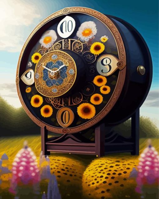 Aesthetic Steampunk Clock Diamond Painting