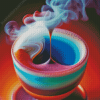 Aesthetic Coffee Smoke Diamond Painting