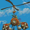 Anime Gyrocopter Diamond Painting