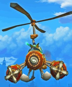 Anime Gyrocopter Diamond Painting