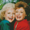 Betty White And Rue Mcclanahan Diamond Painting