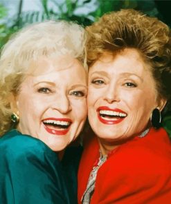 Betty White And Rue Mcclanahan Diamond Painting