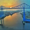 Blue Transporter Bridge Diamond Painting